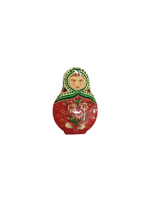 Handmade Russian Matryoshka Doll Pin - Mu Shop