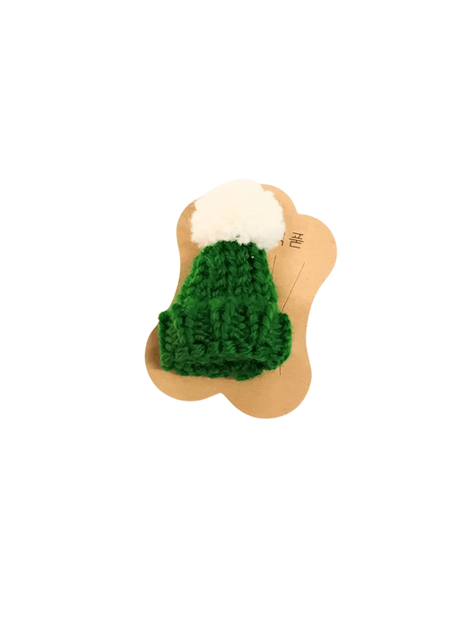 Hat Brooch - Green - Mu Shop