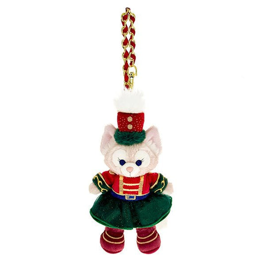 Hong Kong Disneyland LinaBell Plush Bag Charm Keychain (Duffy & Friends - 2024 Xmas Christmas) - Mu Shop