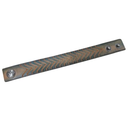 Leather Bracelet Strap - Blue - Mu Shop