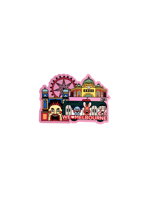Melbourne Sticker - Luna Park - Mu Shop