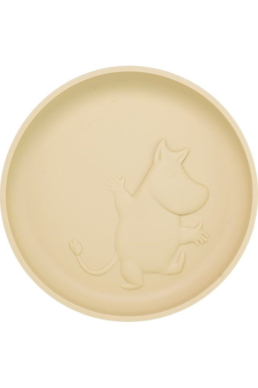Moomin Silicone Plate - Latte Beige - Mu Shop