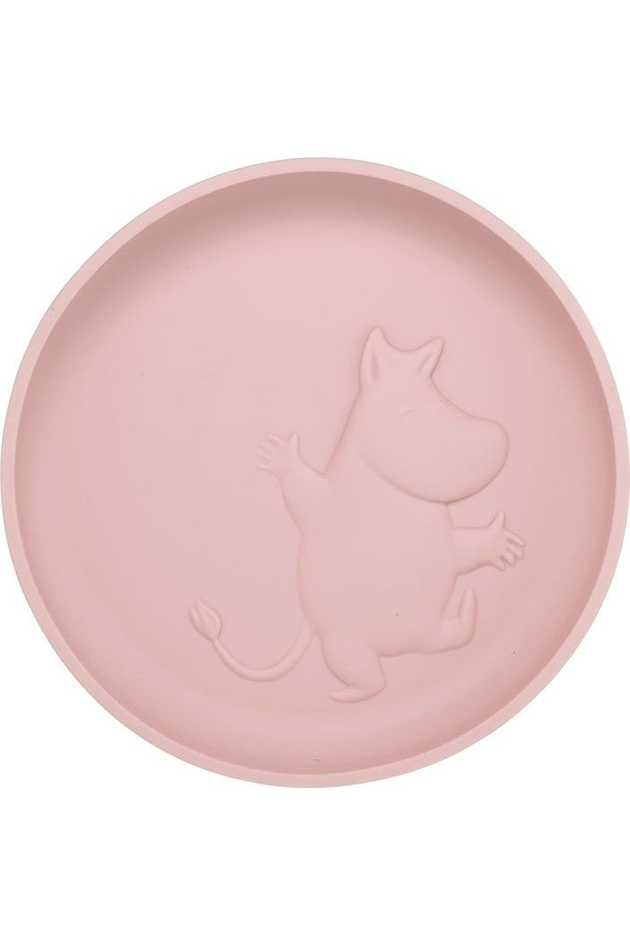 Moomin Silicone Plate - Rosehip Pink - Mu Shop