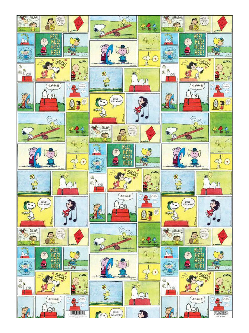 Peanuts Comic Strip Gift Wrapping Paper (Folded)
