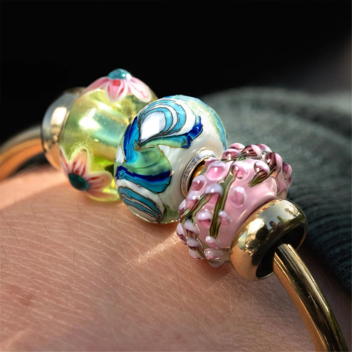 Pink Flower Bead - Mu Shop