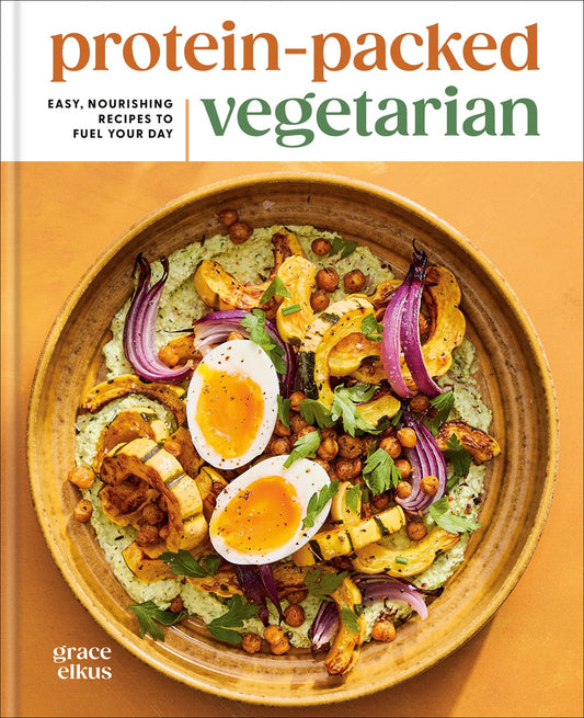 Protein-Packed Vegetarian by Grace Elkus book cover