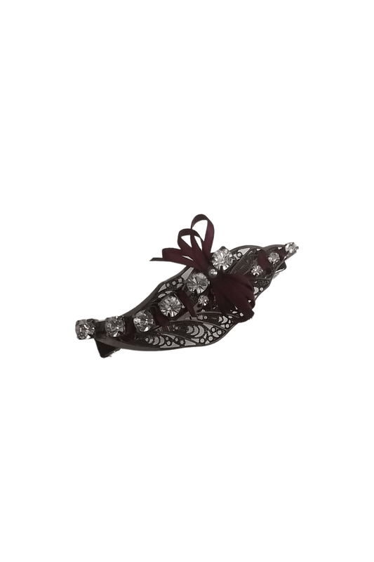 Red Leaf - shaped Hair Clips - Mu Shop