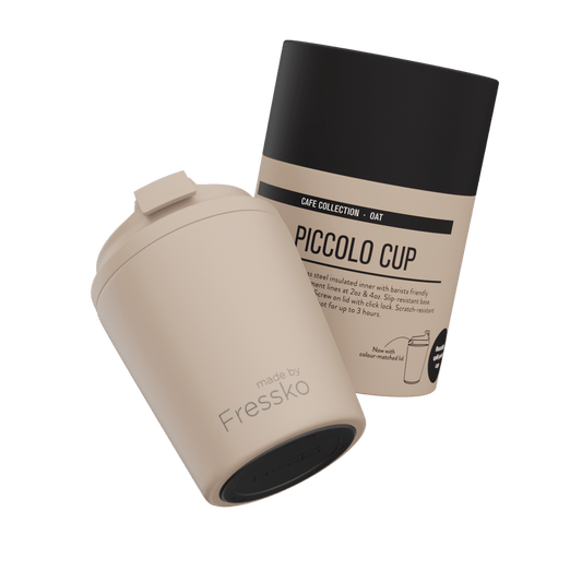 Reusable Coffee Cup - Piccolo Oat 4oz - Mu Shop