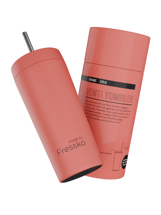 Fressko Venti Tumbler – Coral (20oz / 600ml)