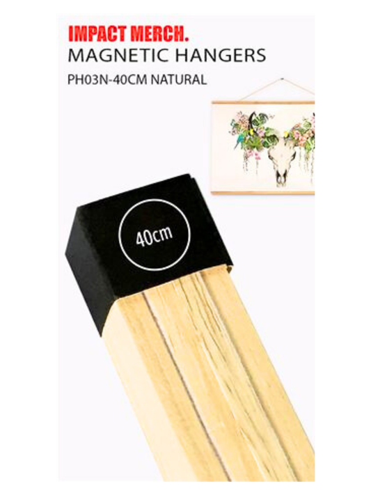 Wooden Print Hanger 40cm – Natural