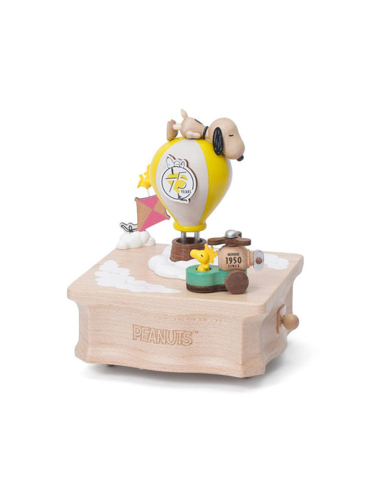 Snoopy 75th Hot Air Balloon Music Box - Mu Shop