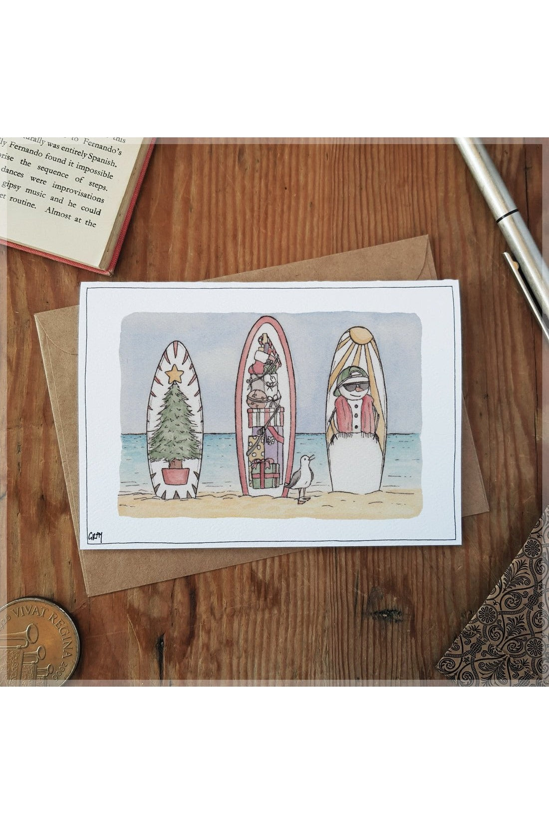 Swell Christmas - Christmas Card - Mu Shop