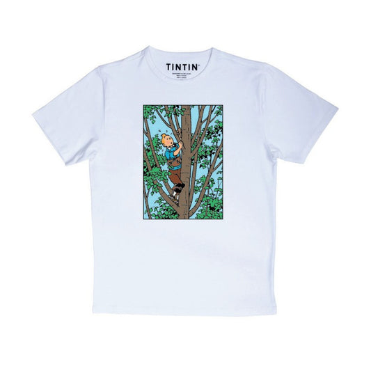 Tintin T-Shirt – Tree Climbing Scene