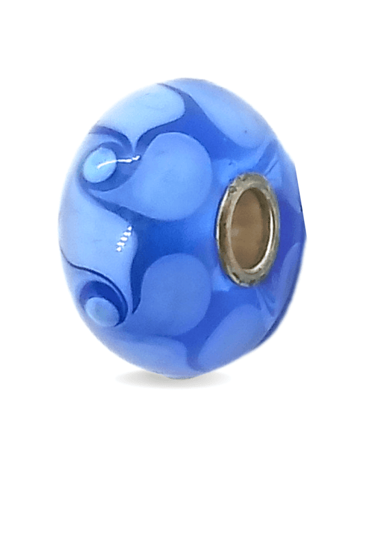 Blue Flowers Unique Bead #1153 - Mu Shop