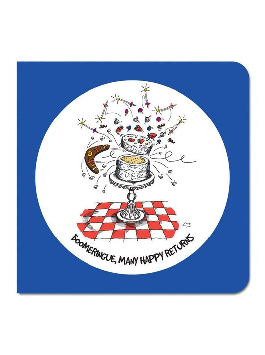 Boomeringue, many happy returns Greeting Card - Mu Shop