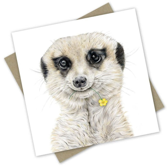 “Edmund” the Meerkat card - Mu Shop
