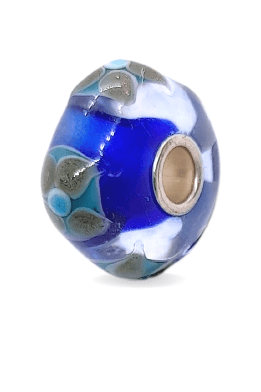 Green and Blue Flower Unique Bead #1078 - Mu Shop