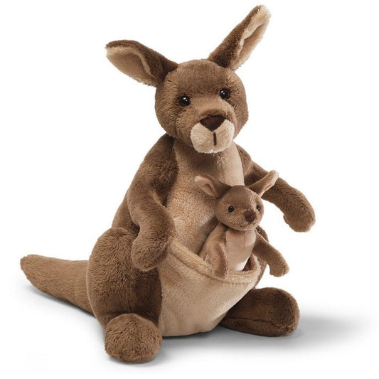 Jirra Kangaroo with Joey 25cm Plush - Mu Shop