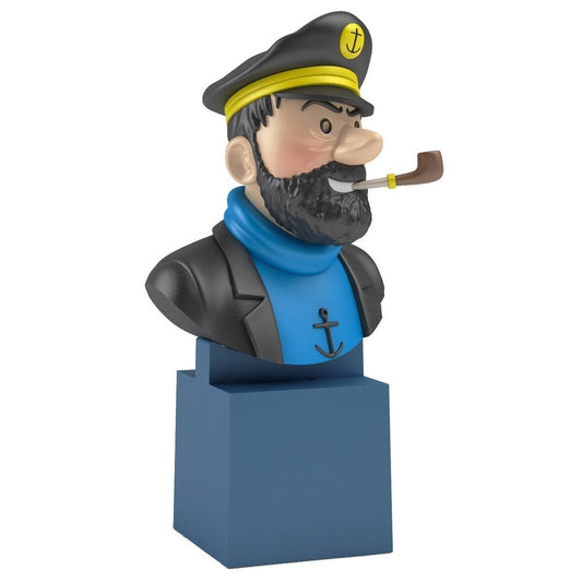 PVC Figurine - Bust Tintin: The Captain Haddock Moulinsart 7.5cm - Mu Shop