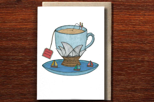 Teacup of Sydney - Greeting Card - Mu Shop