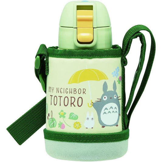 TOTORO Stainless Bottle 0.4L - Green - Mu Shop