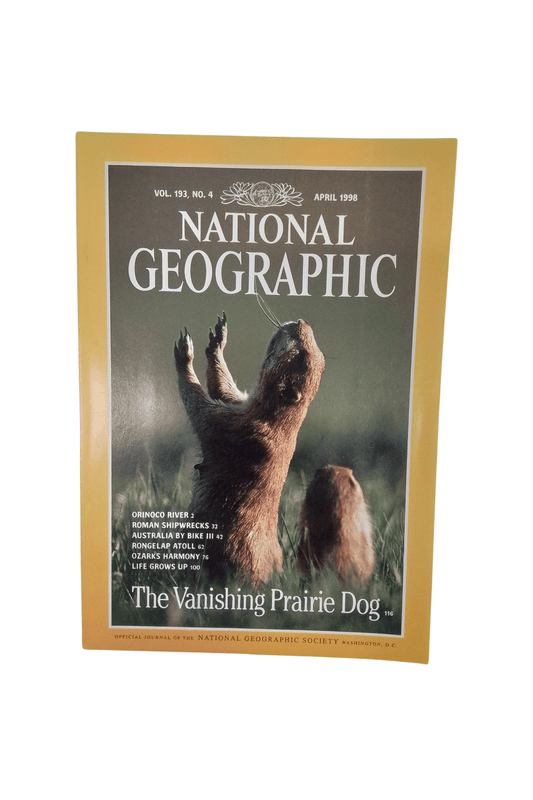 Vintage National Geographic Magazine April 1998 - Mu Shop
