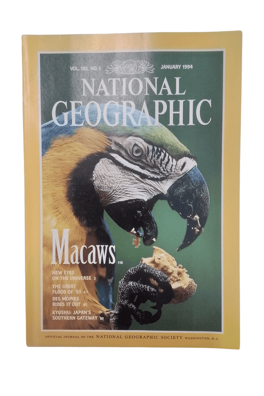 Vintage National Geographic Magazine January 1994 - Mu Shop