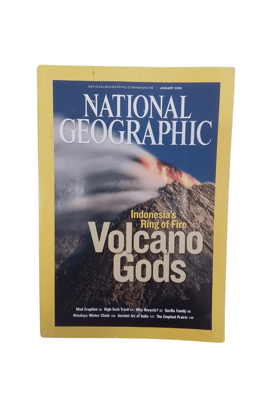 Vintage National Geographic Magazine January 2008 - Mu Shop