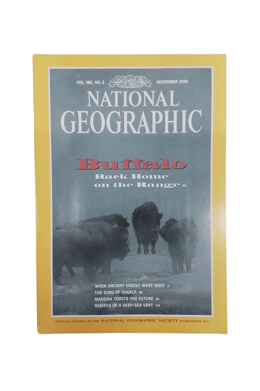 Vintage National Geographic Magazine November 1994 - Mu Shop