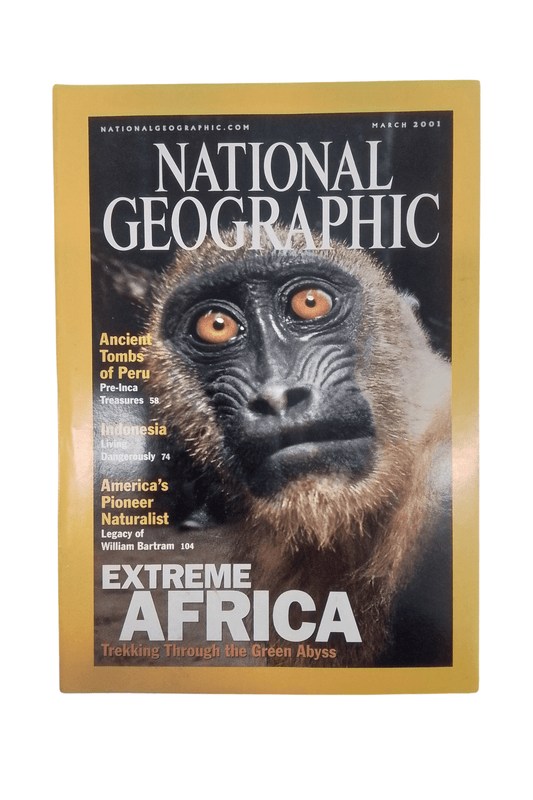 Vintage National Geographic March 2001 - Mu Shop