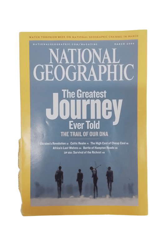 Vintage National Geographic March 2006 - Mu Shop